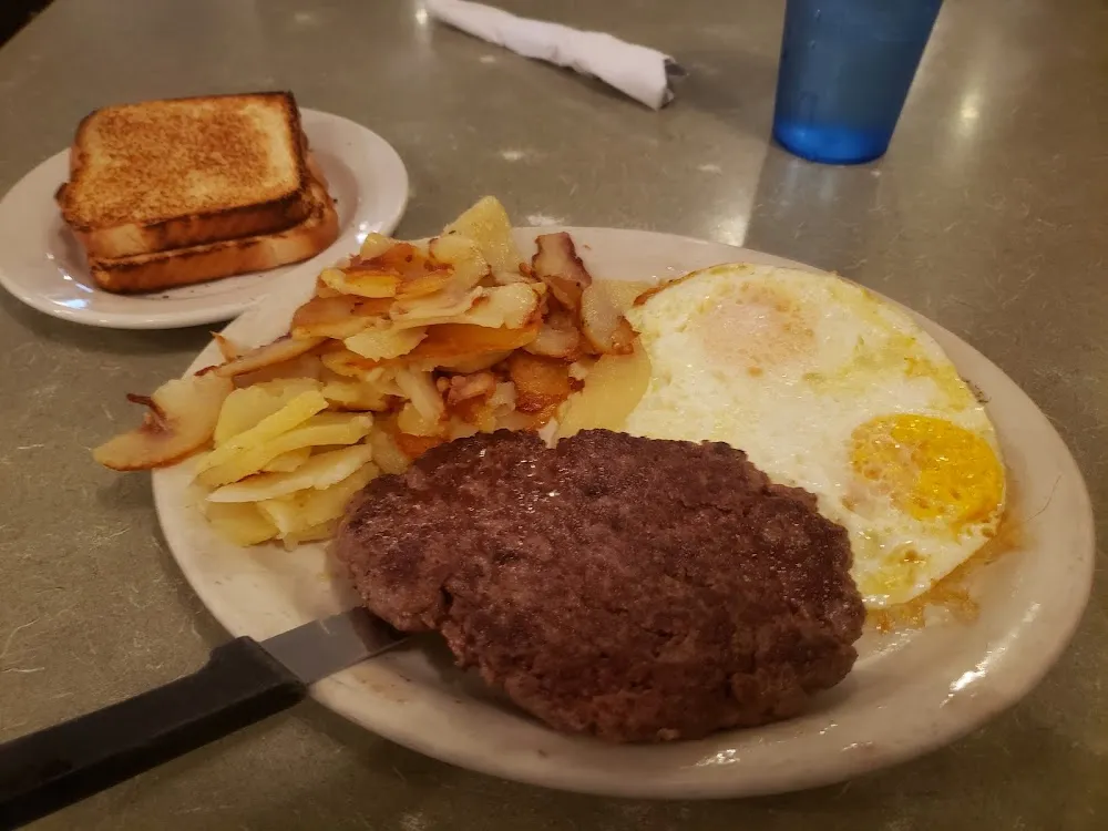 Chopped Steak and Eggs