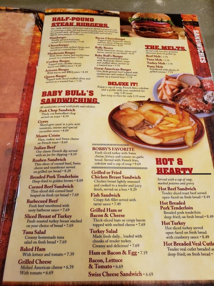Baby Bull's Family Restaurant Menu image 4